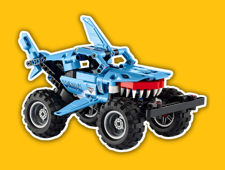 10 LEGO Technic Monster Jam Megalodon 42134