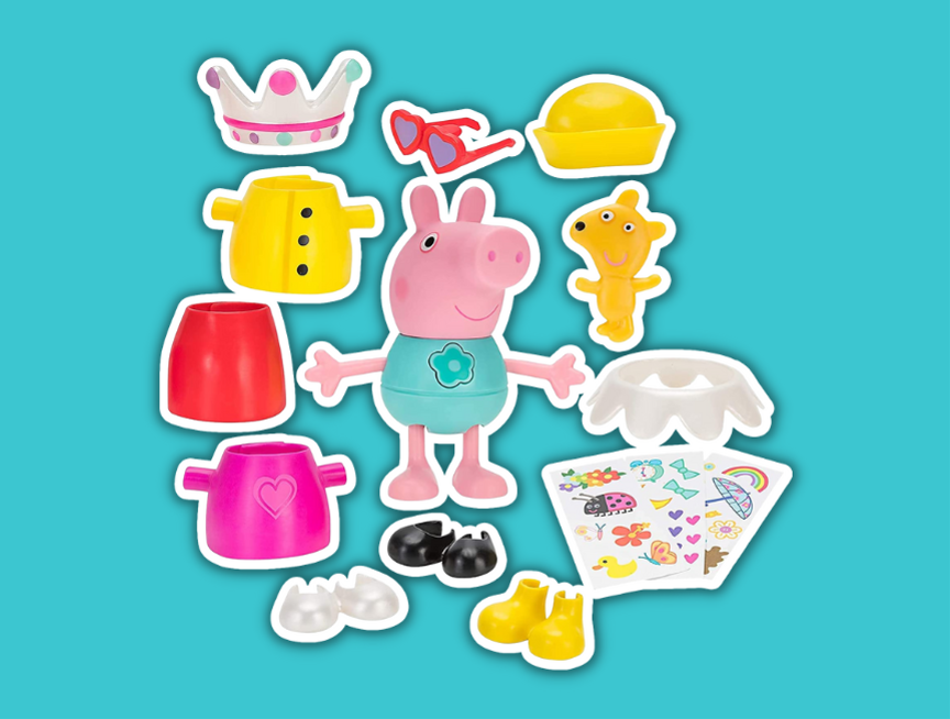 11 Peppa Pig Dress Talk Figure Set