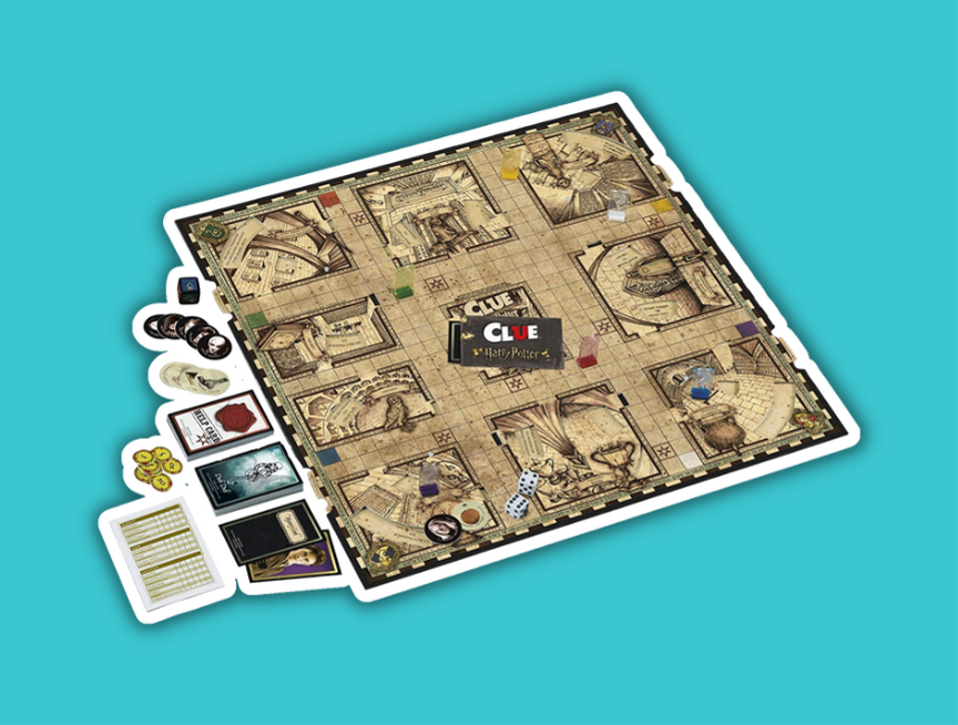 13 Hasbro Gaming Clue Wizarding World Harry Potter Edition
