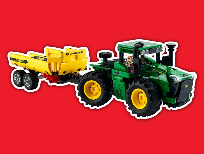 15 LEGO Technic John Deere 9620R 4WD Tractor 42136