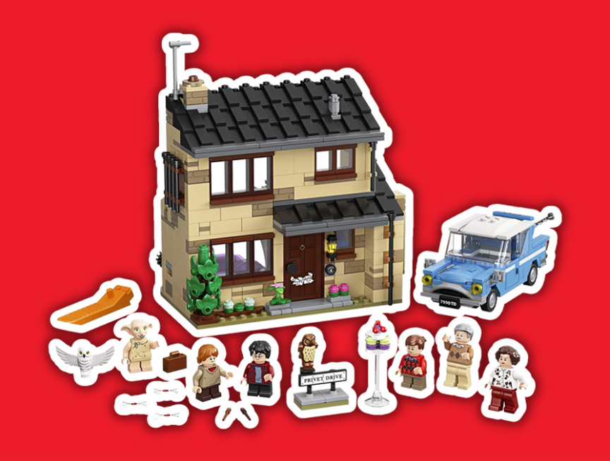 16 LEGO Harry Potter 4 Privet Drive 75968
