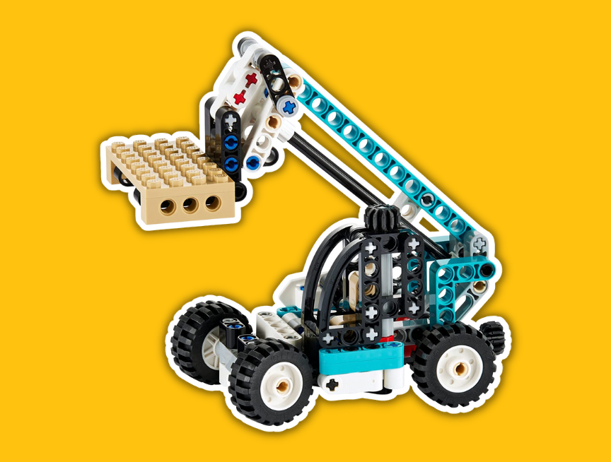 17 LEGO Technic Telehandler 42133