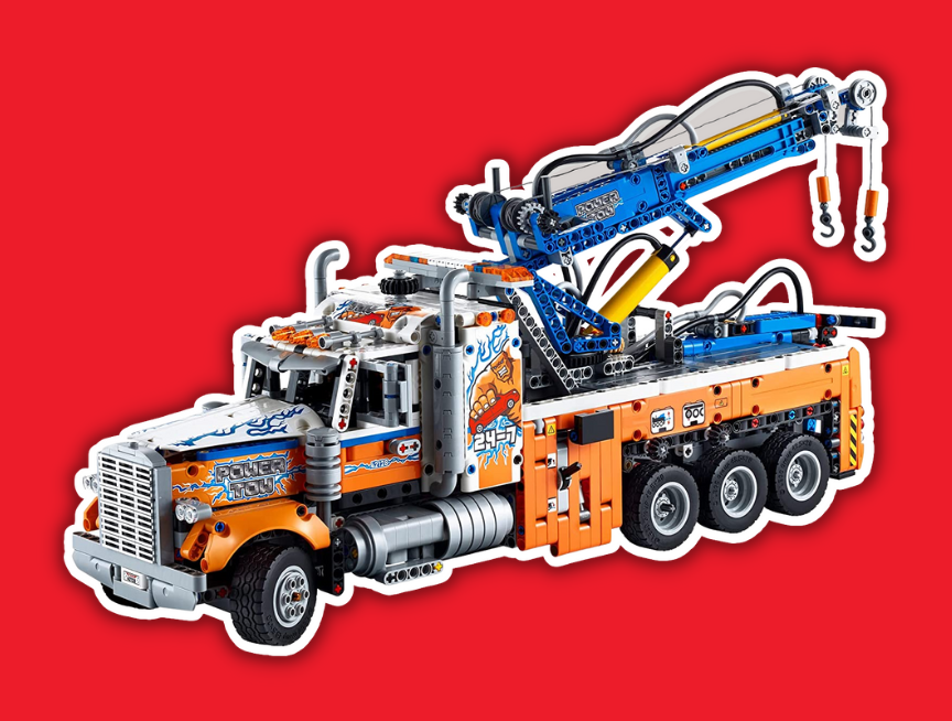 18 LEGO Technic Heavy Duty Tow Truck 42128