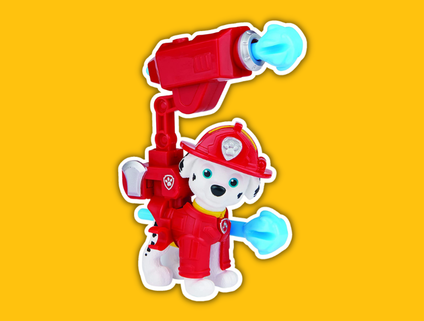 18 PAW Patrol The Movie Marshall Collectible Figure