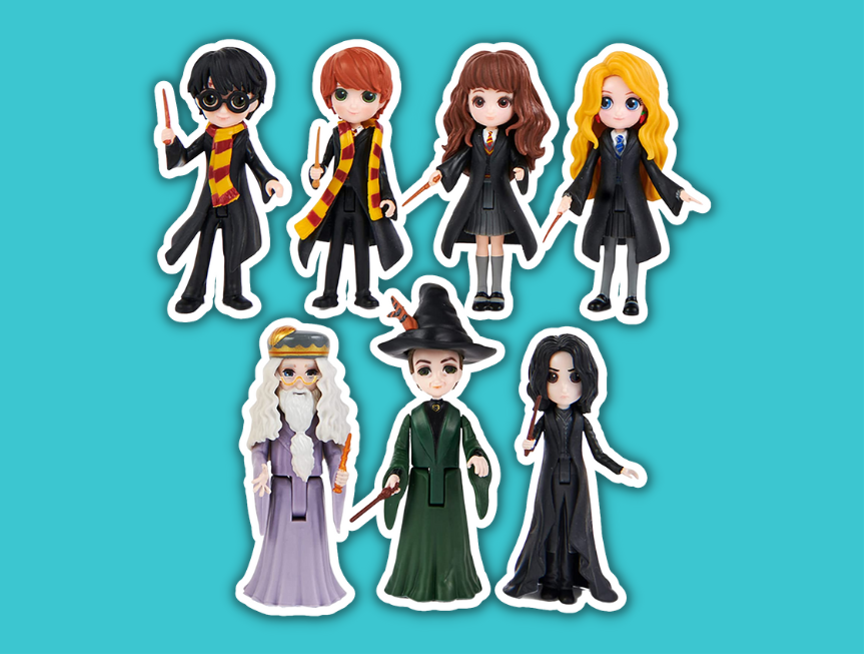 1 Magical Minis Collector Set with 7 Collectible 3 inch Toy Figures
