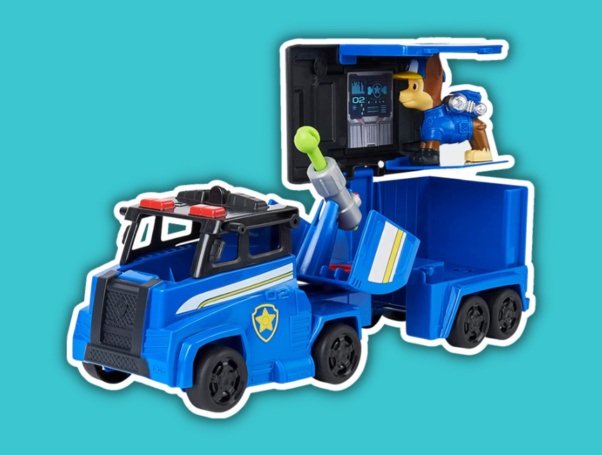 1 PAW Patrol Big Truck Pups Chase Transforming Toy Trucks With Collectible Action Figure