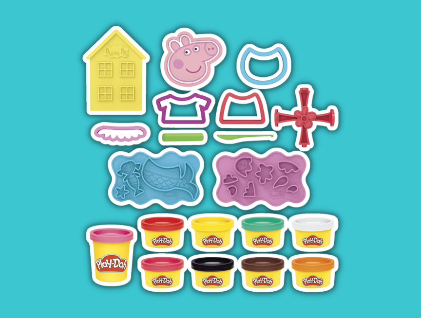26 Play Doh Peppa Pig Stylin Set