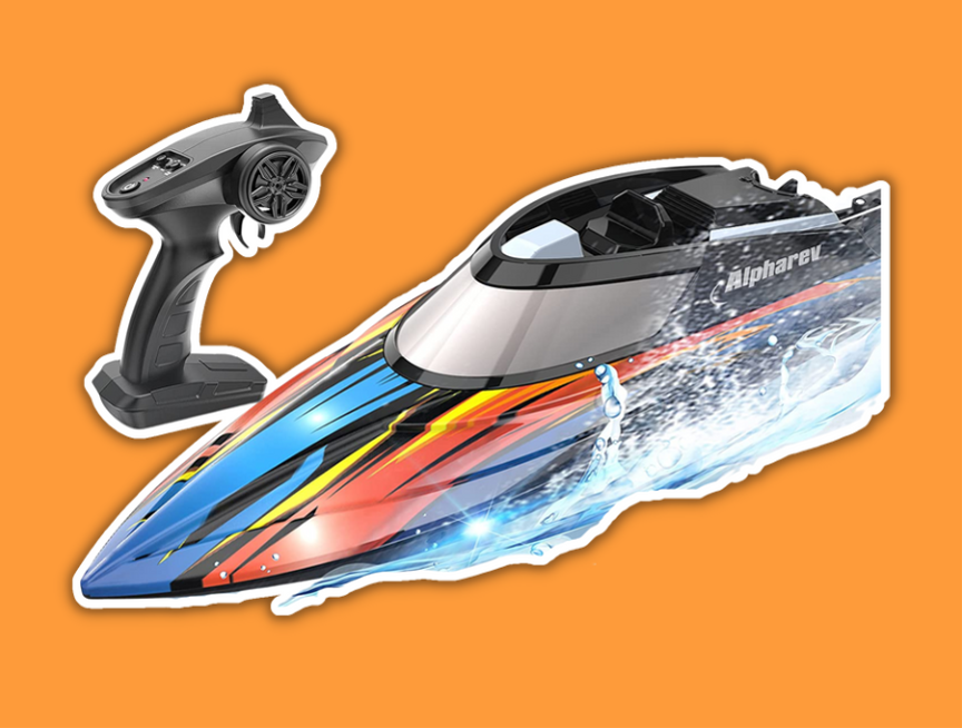 2 AlphaRev R308 Remote Control Boat