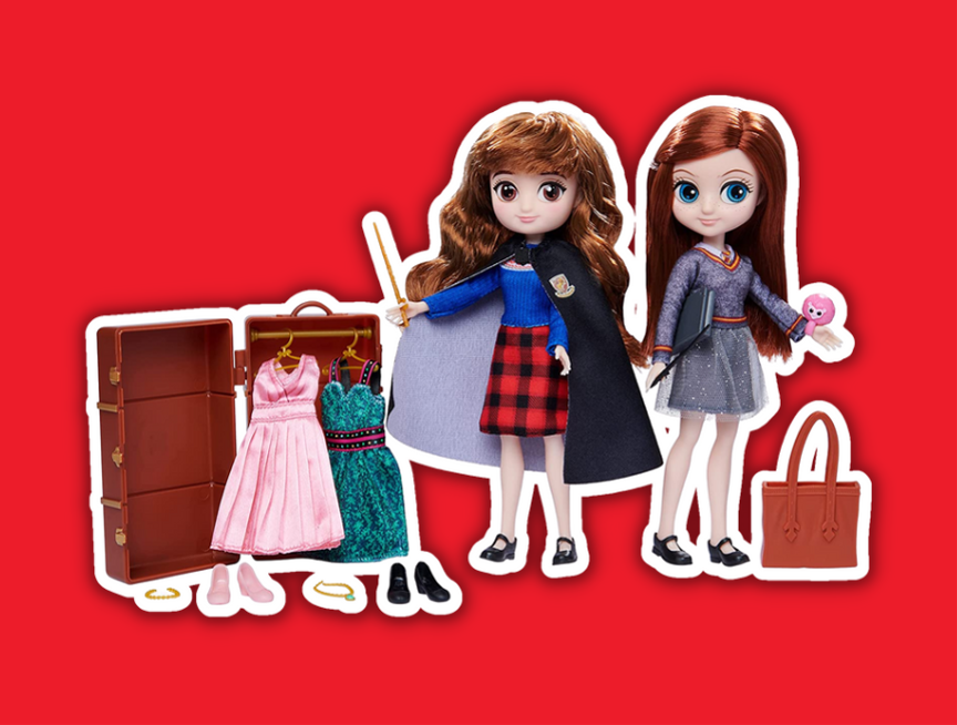 4 Hermione Granger Ginny Weasley Deluxe 8 inch Dolls Accessories