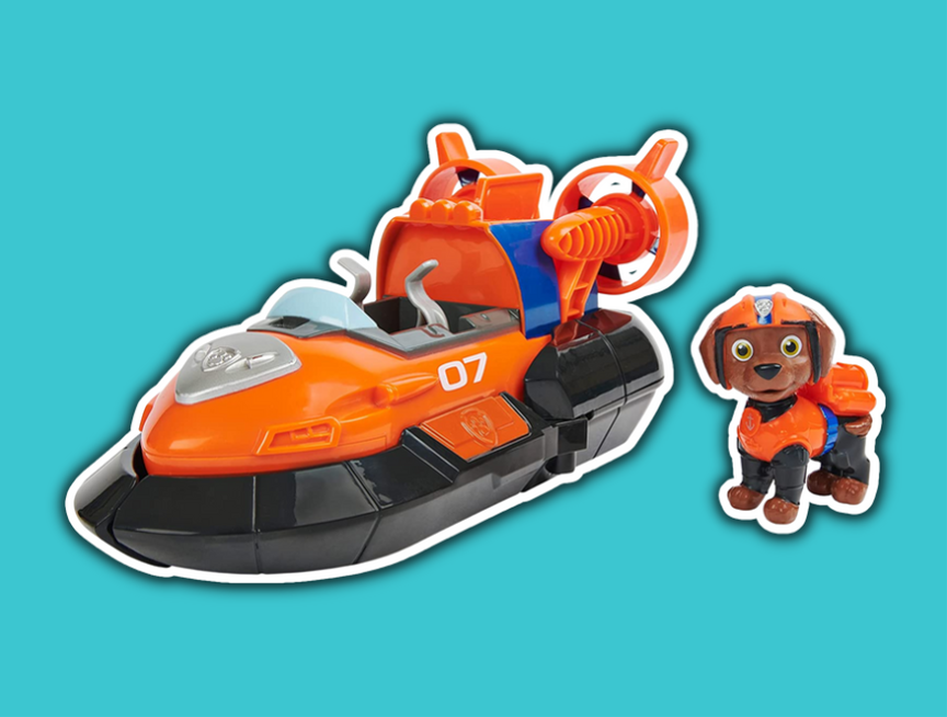 5 PAW Patrol Zumas Deluxe Movie Transforming Toy Car with Collectible Action Figure