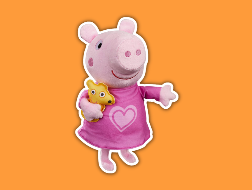 6 Peppas Bedtime Lullabies Singing Plush Doll