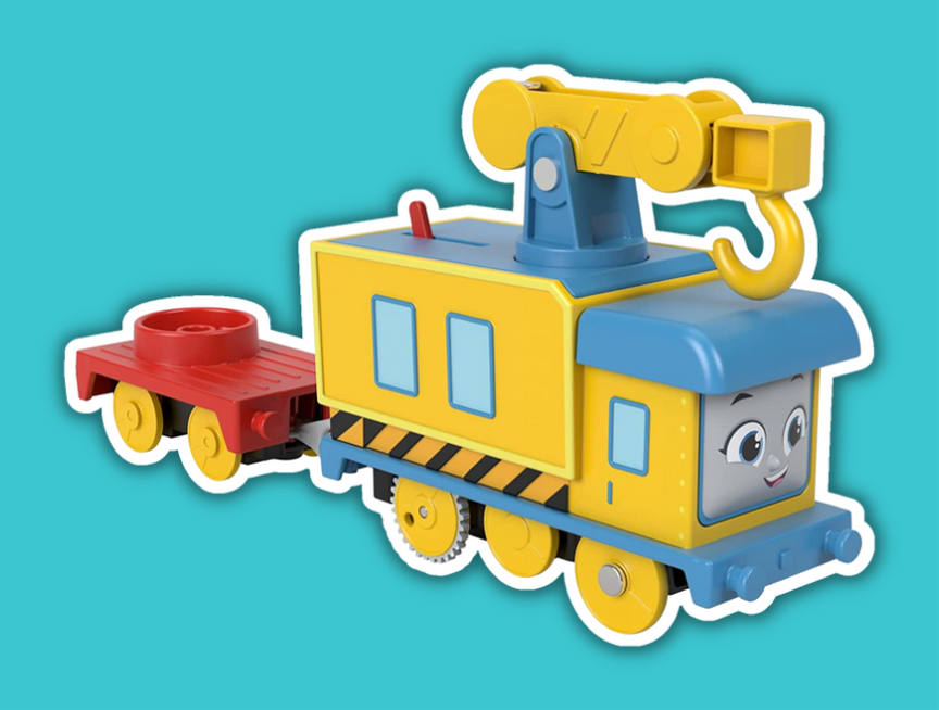 13 Thomas Friends Fisher Price Motorized Carly The Crane Toy