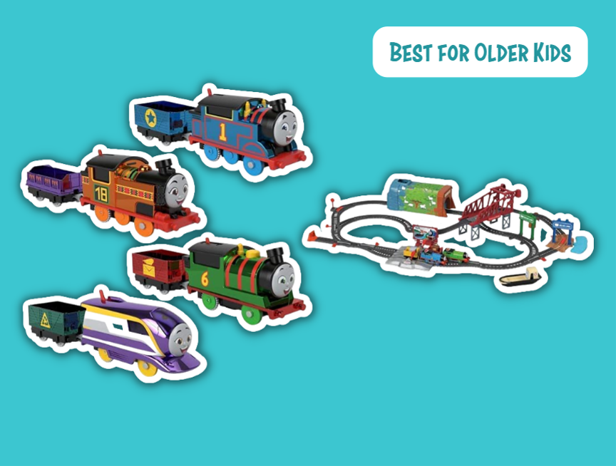 17 Fisher Price Thomas Friends Thomas4 Pack Train Engine and Track Set