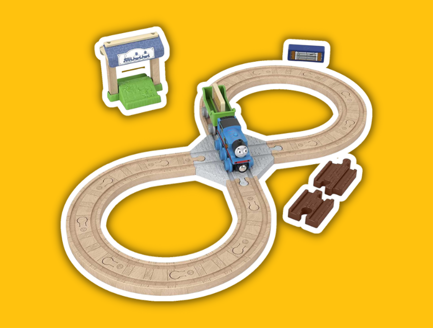 18 Thomas Friends Wooden Railway Figure 8 Track Set
