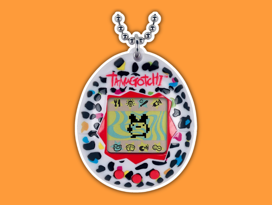 7 Tamagotchi Original Leopard Print