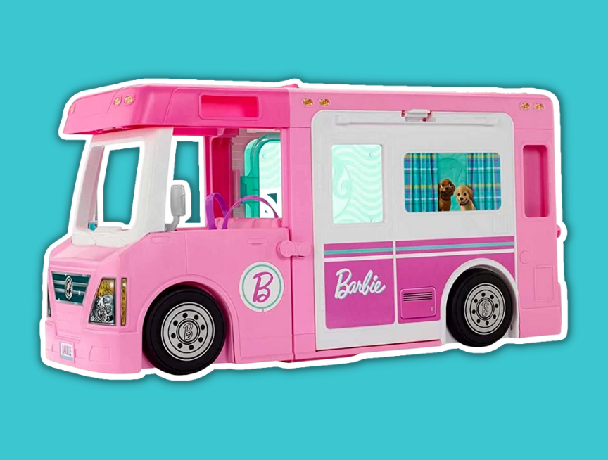 10 Barbie Camper 3 in 1 Dreamcamper Playset