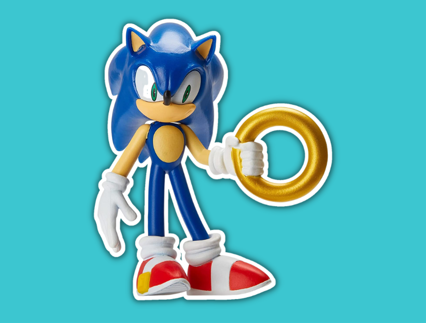 1 Just Toys LLC Sonic The Hedgehog Action Figure