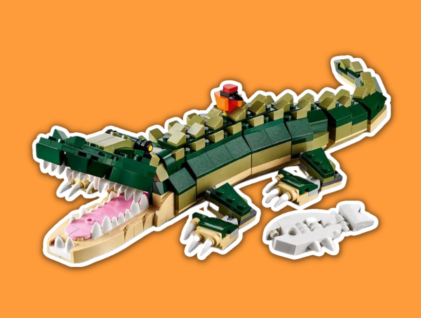 22 LEGO Creator 3in1 Crocodile 31121