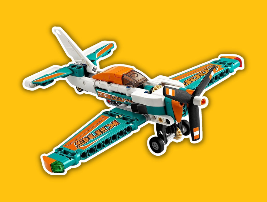27 LEGO Technic Race Plane 42117