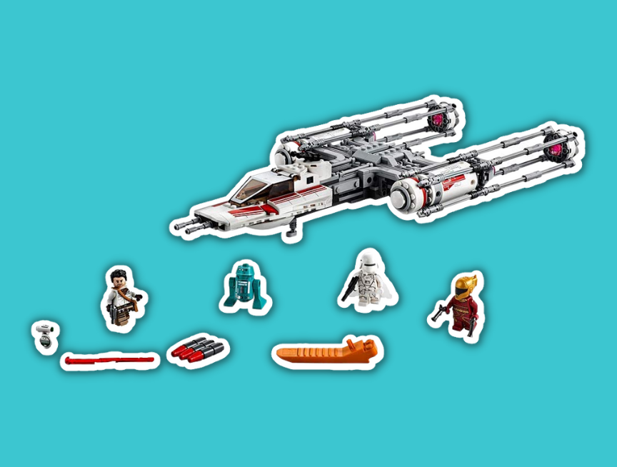 35 LEGO Star Wars The Rise of Skywalker Resistance Y Wing Starfighter 75249