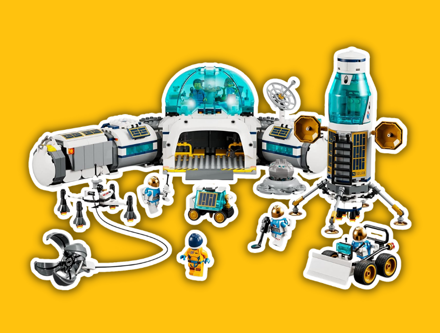 36 LEGO City Space Lunar Research Base 60350