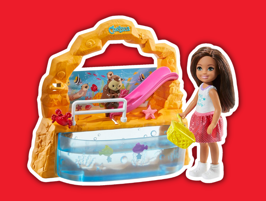 40 Barbie Chelsea Doll and Aquarium Playset