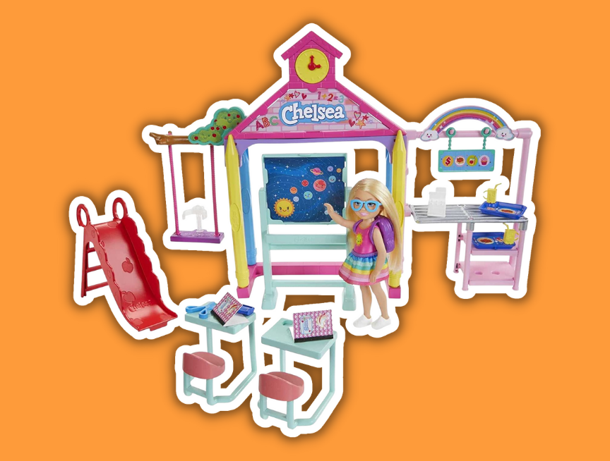 41 Barbie Chelsea Doll and School Playset