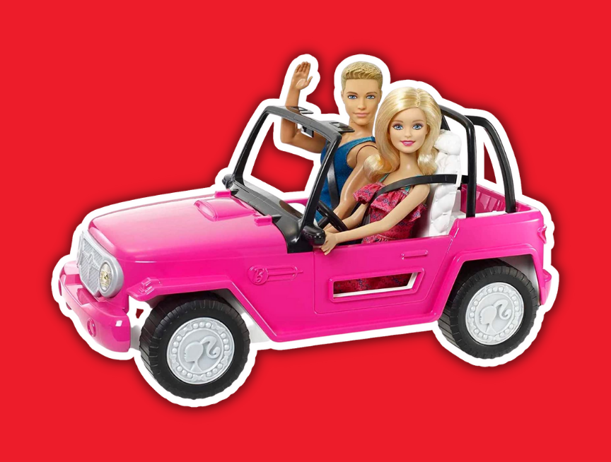 45 Barbie Beach Cruiser Barbie Doll and Ken Doll