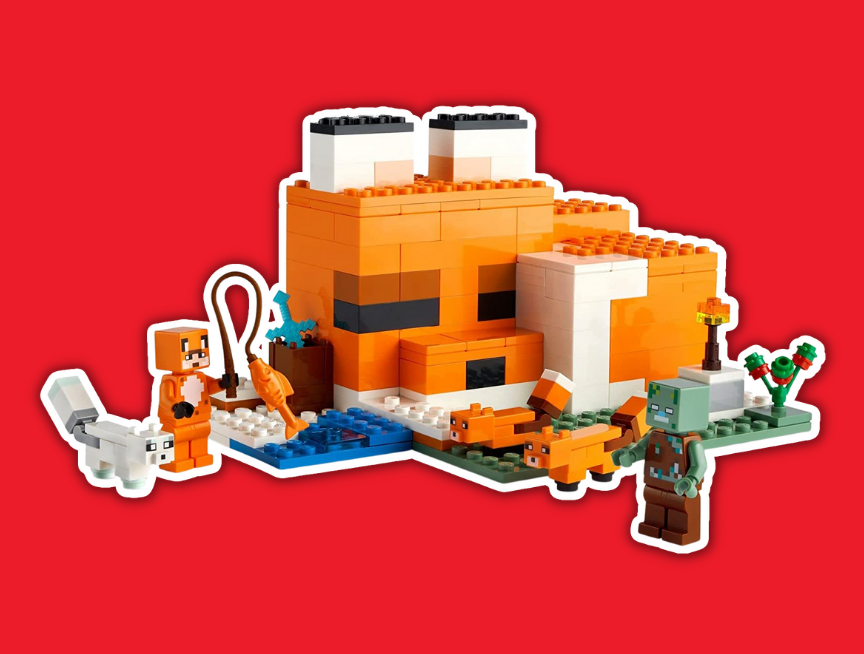 4 LEGO Minecraft The Fox Lodge 21178