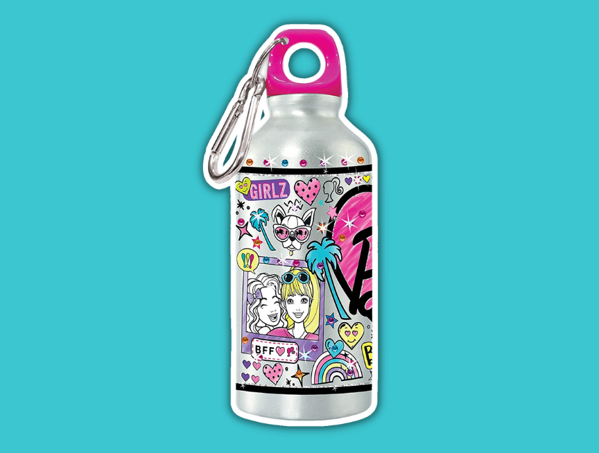 54 Barbie Create Your Own Color Changing Water Bottle