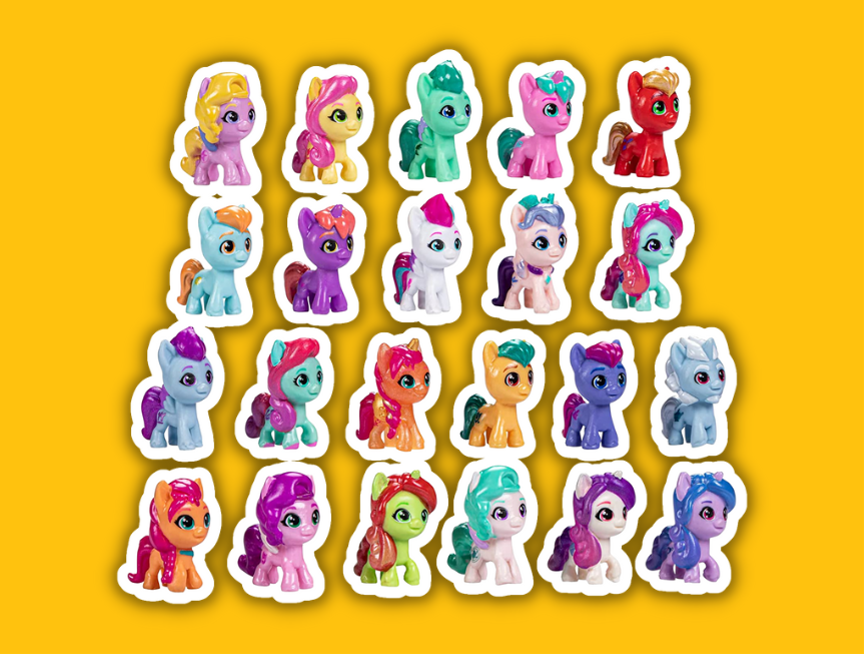 5 My Little Pony Mini World Magic The Minis Collection