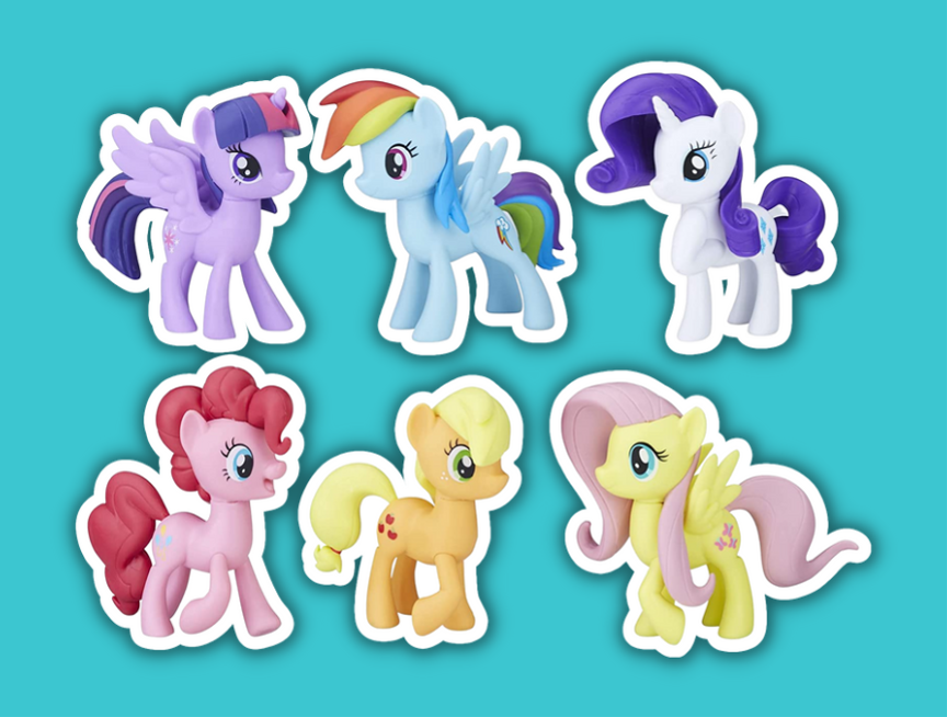 8 My Little Pony Meet The Mane Collection