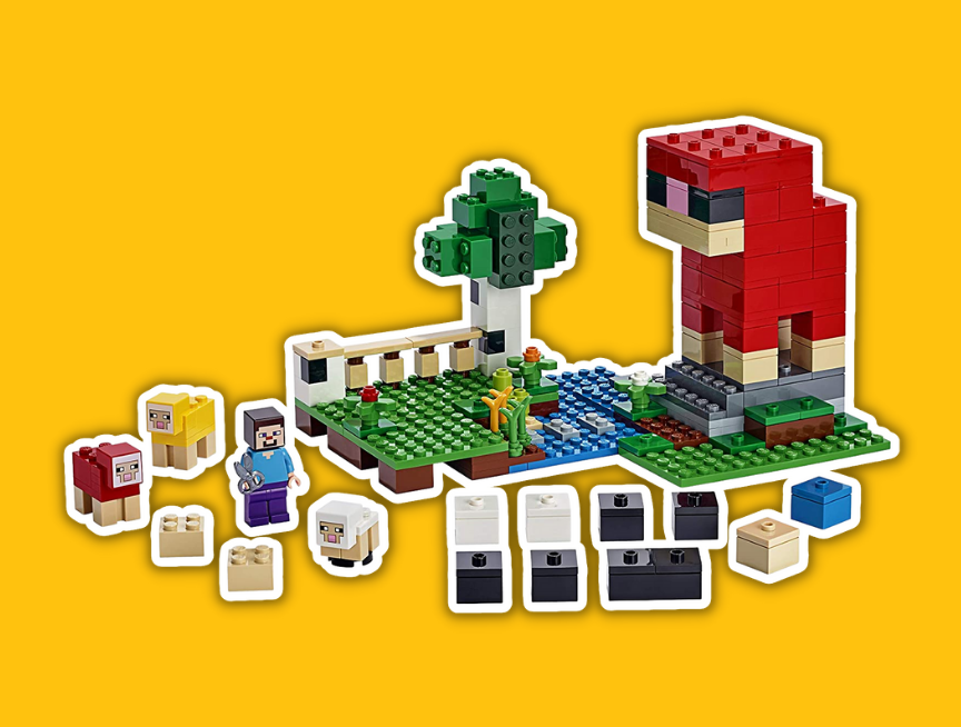 12 LEGO Minecraft The Wool Farm 21153