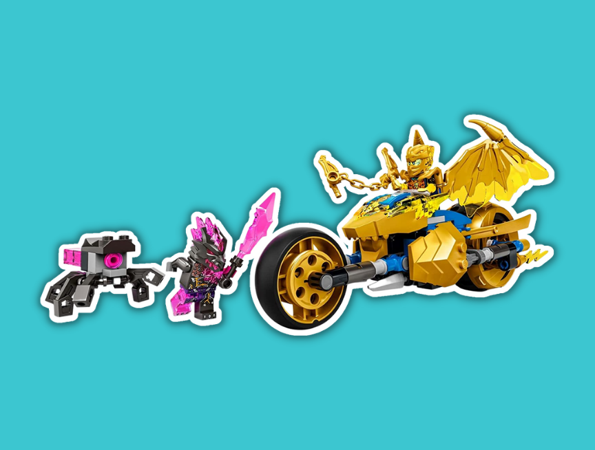 13 LEGO NINJAGO Jays Golden Dragon Motorbike 71768