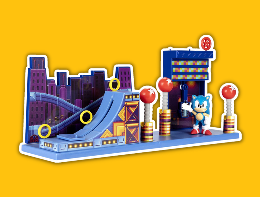 13 Sonic The Hedgehog Studiopolis Zone Playset