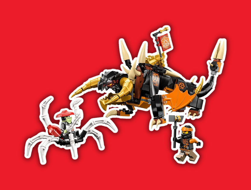 14 LEGO NINJAGO Coles Earth Dragon EVO 71782