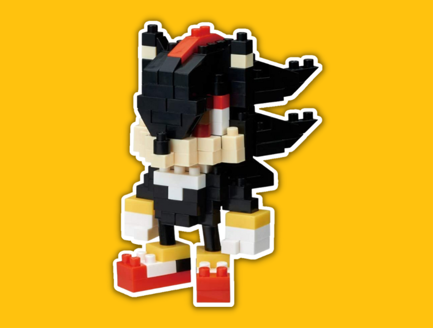 18 nanoblock Sonic The Hedgehog Shadow