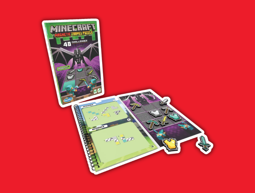 22 ThinkFun Minecraft Magnetic Travel Puzzle