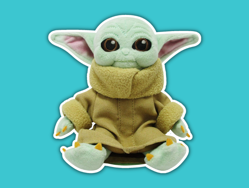 24 Star Wars Grogu Magnetic Shoulder Plush