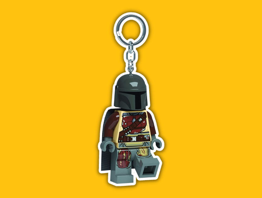 25 LEGO Star Wars The Mandalorian Keychain Light
