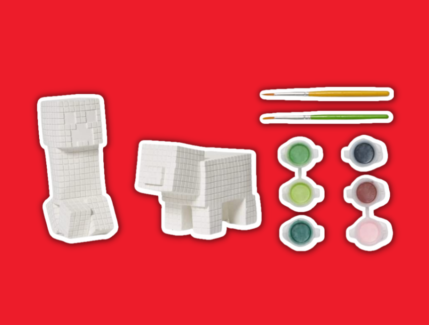 26 Innovative Designs Minecraft Paint Your Own Figurines