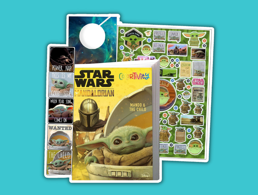 28 Star Wars Mandalorian Coloring Book Set