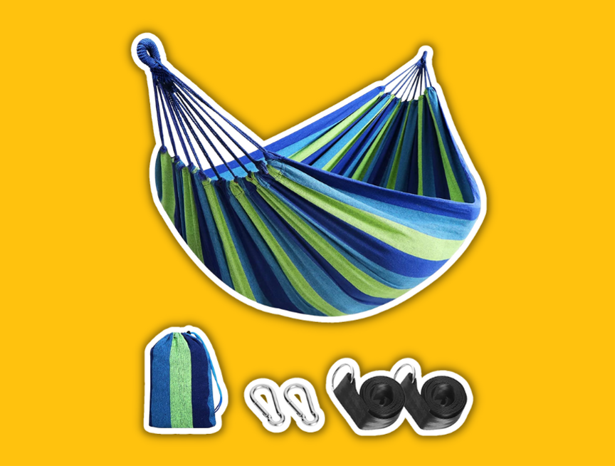 30 Anyoo Garden Cotton Hammock