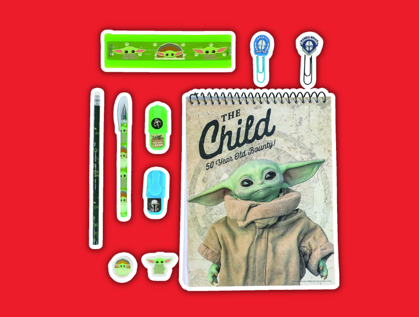 31 Star Wars The Mandalorian Office School Supplies Set