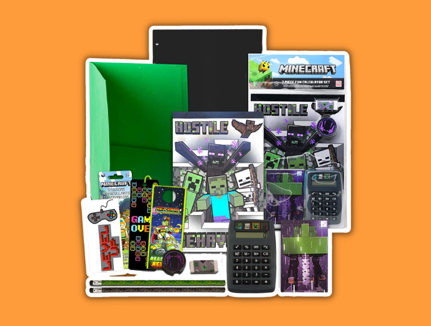 34 Minecraft School Supplies