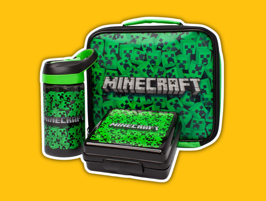 35 Minecraft Lunch Bag Set Creeper