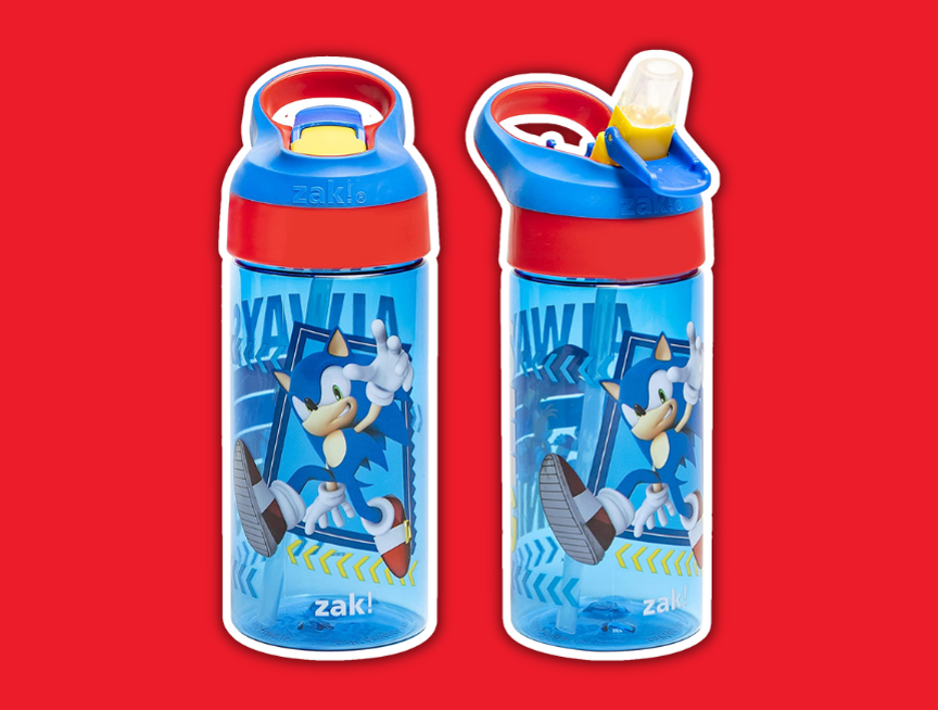 36 Zak Designs Sonic the Hedgehog Water Bottle