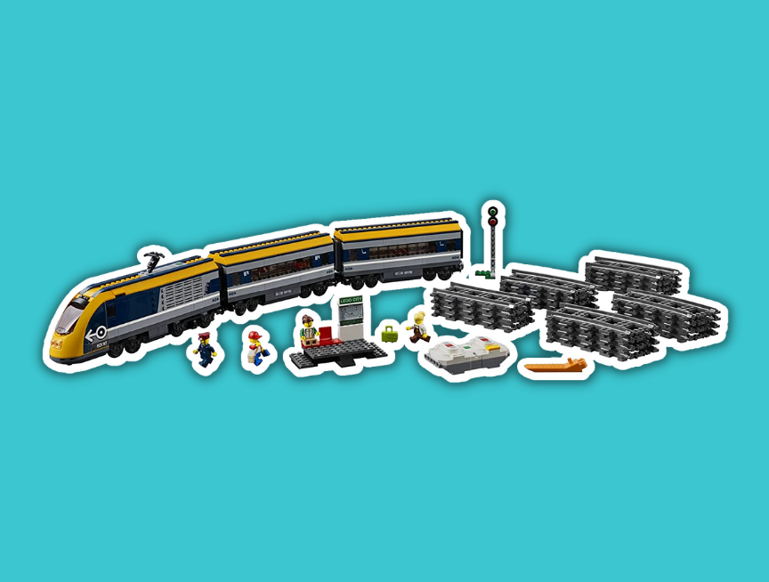 40 LEGO City Passenger Train 60197