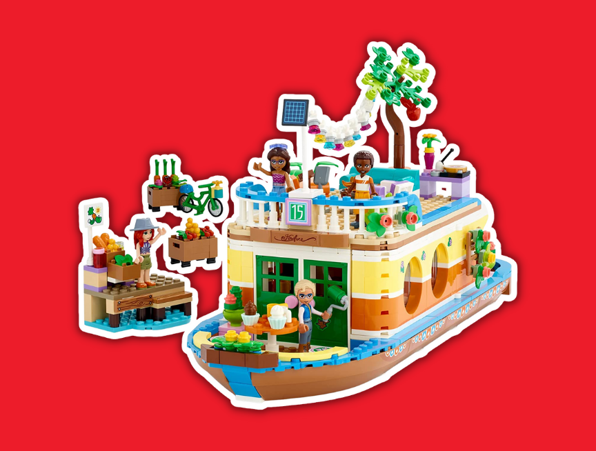 41 LEGO Friends Canal Houseboat 41702