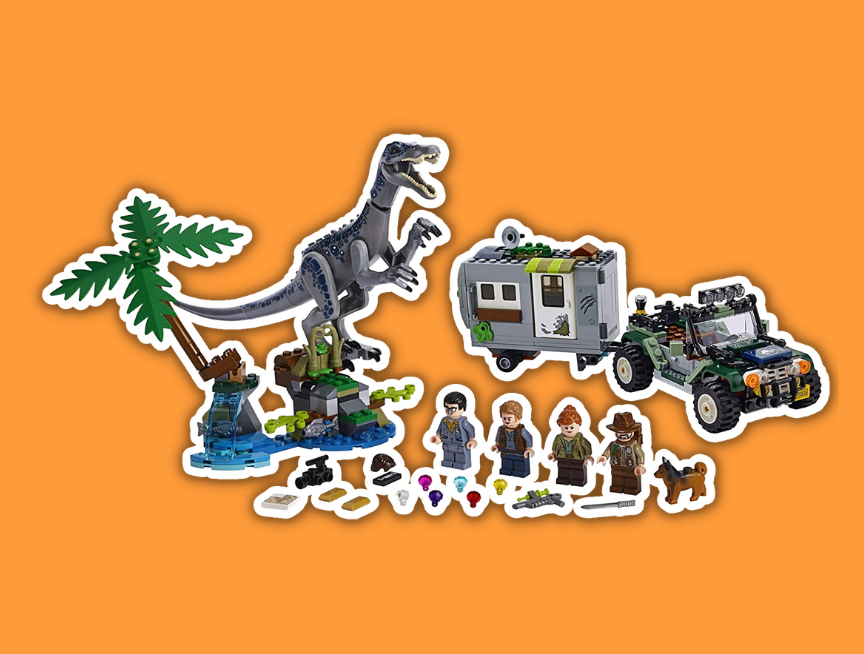 47 LEGO Jurassic World Baryonyx Face Off The Treasure Hunt 75935